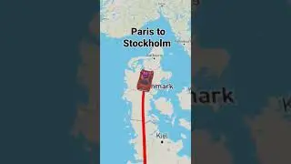 #shorts Paris to Stockholm