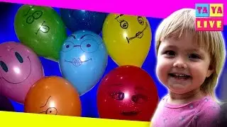 УЧИМ ЦВЕТА. ЛОПАЕМ ШАРИКИ С ВОДОЙ ☀ Learn colors with baloons