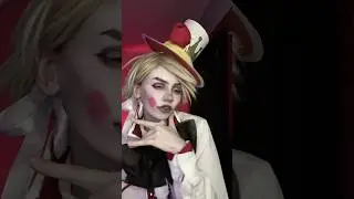 Hazbin hotel cosplay Lucifer and Alastor 