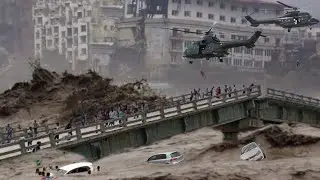 Most Horrific Monster Flash Flood Caught On Camera - Natural Disasters