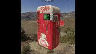 fallout concept art soda cooler | Blender 2.93