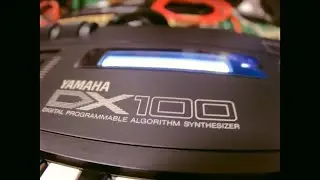 Repair synth YAMAHA DX100 ReStore and LCD Replaced and Cleanning (FM synth restoring DX7
