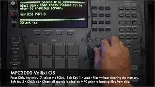 112.  MPC3000 Vailxi Program Load