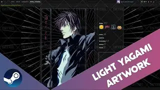 Light Yagami (Death Note) | Animated Steam Artwork Speed Art [DryreL]