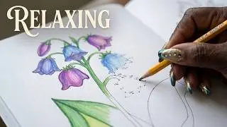 🌸 Little Bells of Peace/Join me for a relaxing dot-to-dot coloring journey