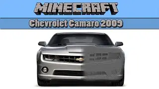Minecraft Chevrolet Camaro in 3D + SCHEMATIC & WORLD DOWNLOAD