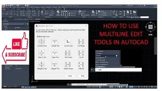 How to use multiline edit tool AutoCAD? How to use a Multiline edit Command tool in Hindi !!AutoCAD