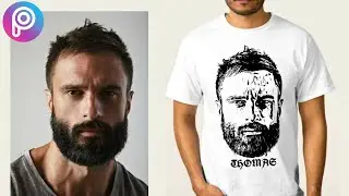 How to Create Your Own Face Logo on T-shirts in PicsArt | PicsArt editing tutorial