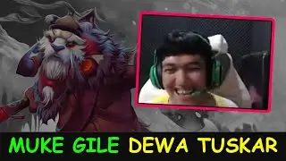 MUKE GILE DEWA TUSKAR - Rusman amazing tuskar ft Julio Sniper pake baju pasukan elite Dota 2