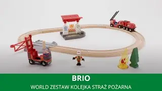 World Zestaw Kolejka Straż Pożarna BRIO