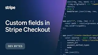 Custom fields in Stripe Checkout