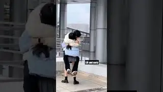cute girl lift carry boy #liftandcarrychallenge