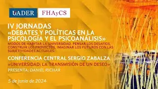 Conferencia Sergio Zabalza «Universidad: la transmisión de un deseo»