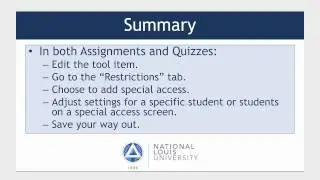 D2L Special Access (10.6+)