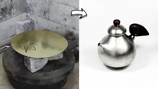 금속기물 - 빵실한 주전자/metal craft - cute kettle