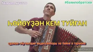 СӨЙӨҮДӘН КЕМ ТУЙГАН - обучающий видеоразбор на ГАРМОНИ ЦИФРАМИ #кариммуратов #баянпобратски