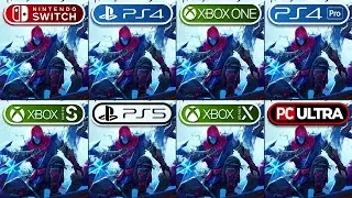 Aragami 2 | Switch vs PS4 vs Xbox One vs PS4 Pro vs Series S vs PS5 vs Series X vs PC Ultra | 4K