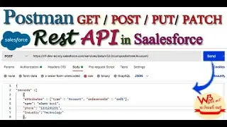 How to Work POSTMAN GET / POST / PUT/ PATCH / DELETE in rest API on Account Object in Salesforce