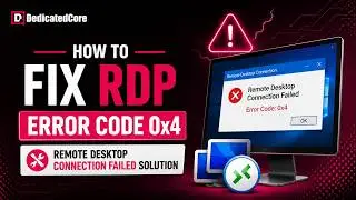 RDP Connection Error Fix - Easy Windows VPS 0x4 Error Solution