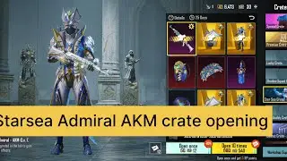 StarSea Admiral AKM Unluckiest Crate Opening in Bgmi #bgmi #starsea #akm