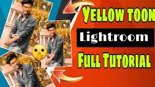 Yellow toon colour retech Lightroom full Tutorial