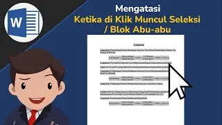 Mengatasi ketika di klik muncul seleksi/BLOK di Ms. Word