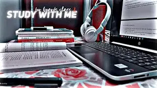 ✍️STUDY WITH ME LIVE FULL FOCUS STUDY SESSION WITH BREAK | LOFI - BEATS DROP RAIN BACKGROUND |