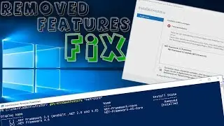 Install State Removed - Fehlende Windows Features installieren! - 0x800f0906 0x800706be