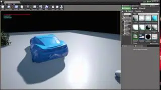 UE4 object (car) deformation test