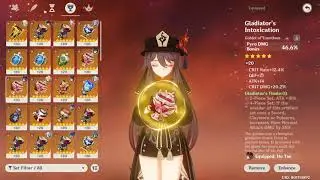 [ Genshin Impact ] Hutao 4 piece Crimson Witch vs 4 piece Shimenawa