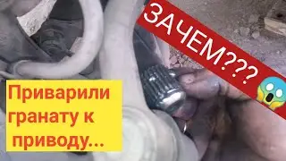На КИА Маджентис выскочил привод из наружнего ШРУСа. Меняем гранату.