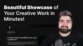 Create a Beautiful Showcase of Your Creative Work in Minutes | Tutorial