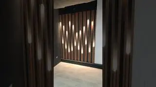 Рейки на стену с торцевой подсветкой. 