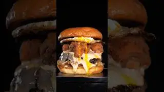 Fried Mushroom Burger 🍔 