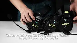 How to Pair & Clear the Saramonic Witalk Full-duplex Wireless Intercom Headset System Manually