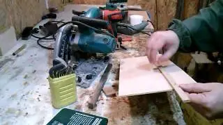 Самодельная шина для погружной пилы Makita SP 6000.