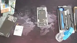 Samsung Note 10 como nuevo, cambiando bateria y tapa trasera.
