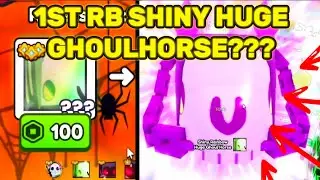 getting the *FIRST* RB SHINY HUGE GHOULHORSE | Roblox | Ps99