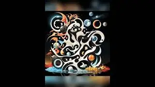 QR Code turn into Universe Qr code Art🪐