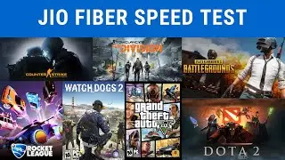 Jio fiber free trial 150 Mbps plan speed test on steam, uplay, epic games (PUBG, CSGO ,GTA5,...)