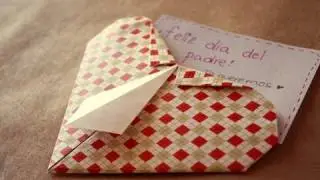 Corazon camisa // origami - Dia del padre