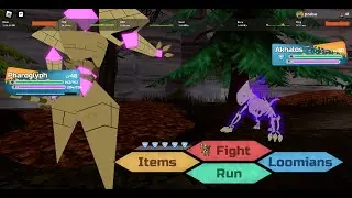I found Akhalos | Roblox Loomian Legacy