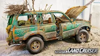 Restoration Abandoned Land Cruiser | Rusty Model Car Rebuild
