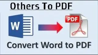 how to make a PDF file from others extension