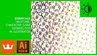 ep.6.3 Halftone: Character (User Defined) Dot in Illustrator | PHANTASM v3