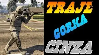 GTA V ONLINE: TRAJE GORKA CINZA