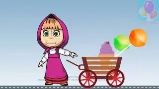 Masha And The Bear Cry Dentist Ice cream parody