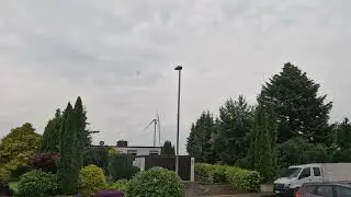 Windrad 2 Rosengarten Rotorblätter Montage.