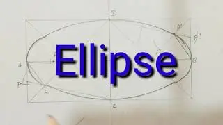 ITI E.D Ellipse four centre method ll All treads ll first year