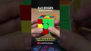 Solving the Edges on the 3x3 Rubik's Cube | #shorts #howto #rubikscube